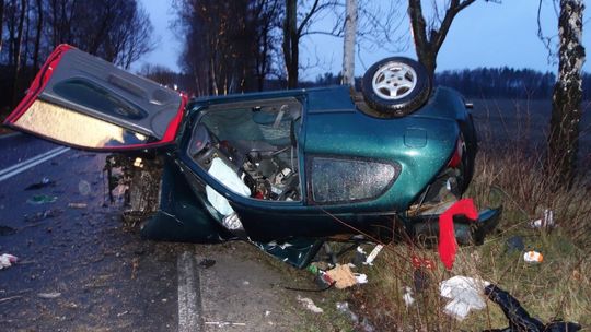 Groźny wypadek na łączniku do autostrady