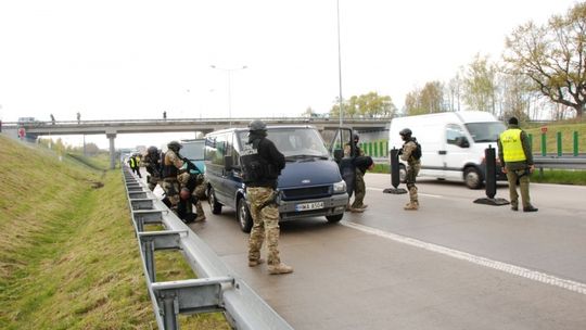 Ćwiczenia na autostradzie A4