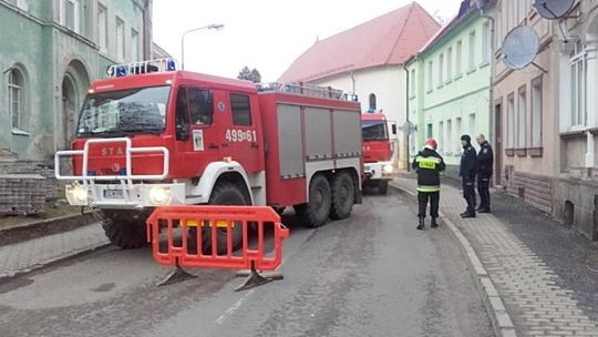 Poważny wyciek gazu w centrum Gryfowa