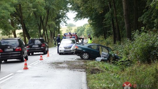 Kolejny wypadek na łączniku