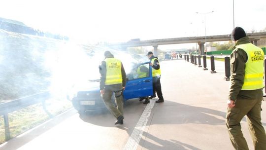 Ćwiczenia na autostradzie A4