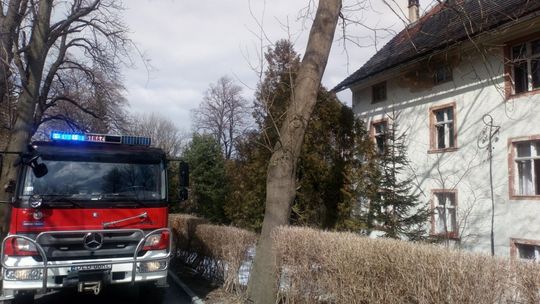 O krok od dużego pożaru