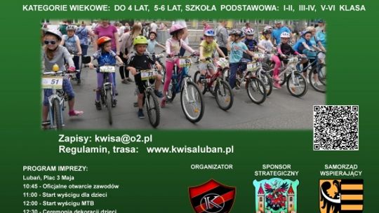 Wyścigi rowerowe ulicami Lubania