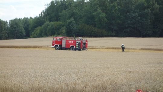 W Siekierczynie spłonęły dwa hektary żyta