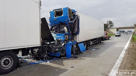 Poważny wypadek na autostradzie A4