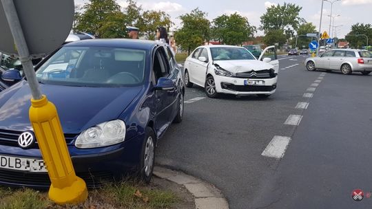 Kolizja koło motelu