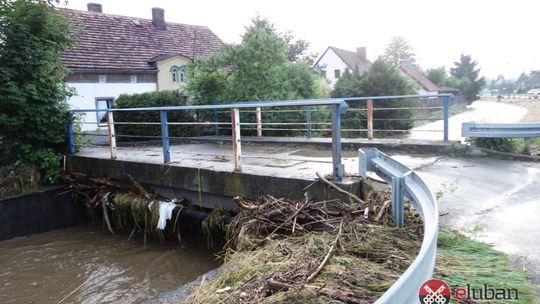 Oberwanie chmury nad Olszyną