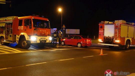 Kolizja na skrzyżowaniu Podwala i Rybackiej