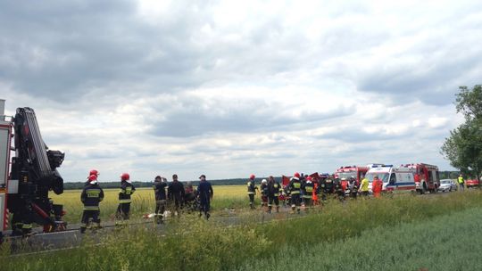 Tragiczny wypadek na łączniku prowadzącym do autostrady