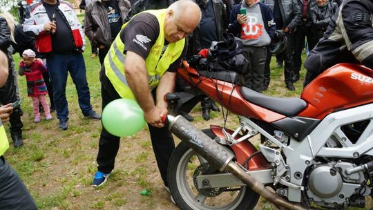 Motocykliści w Siekierczynie