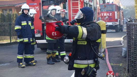 Pożar budynku mieszkalnego na Starolubańskiej