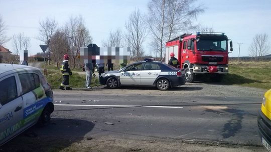 Kolizja na drodze Gryfów - Świeradów