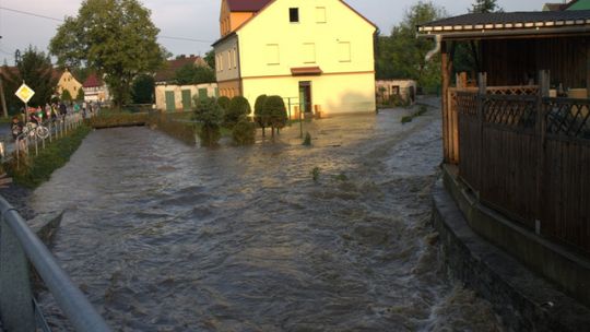 Oberwanie chmury nad Olszyną