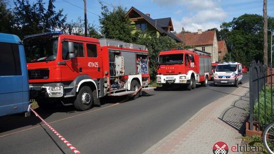 Wypadek autobusu w Zarębie