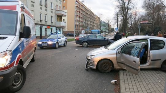 Wypadek na osiedlu