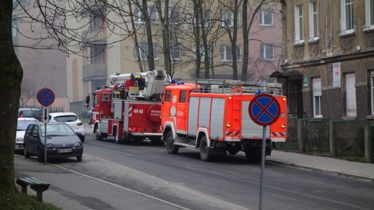 Płonące sadze w kominie