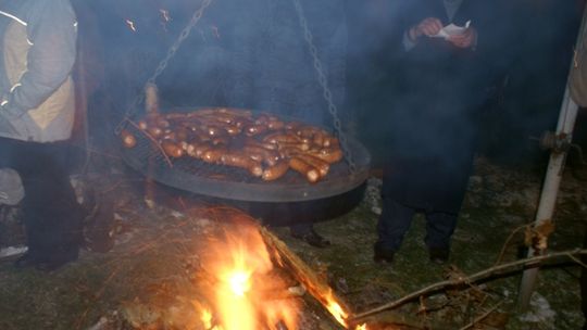 Kolędowanie przy ognisku