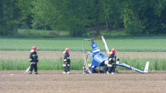 Helikopter rozbił się pod Bolesławcem