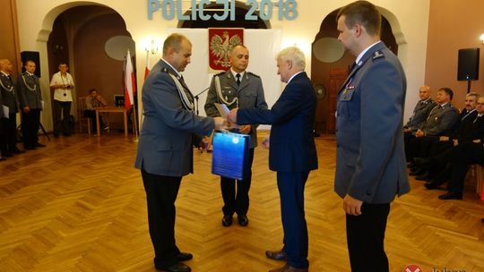 Uroczyste obchody Święta Policji w Lubaniu