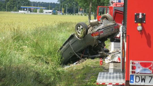 Tragiczny wypadek na łączniku prowadzącym do autostrady