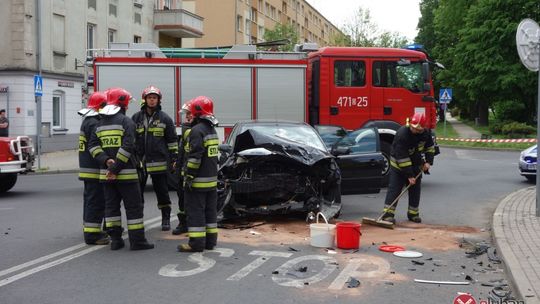 Kolizja na Osiedlu Piastów