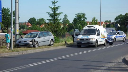 Zderzenie trzech aut