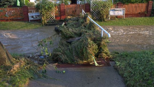 Oberwanie chmury nad Olszyną