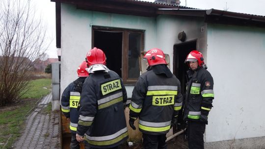 Pożar w lokalu socjalnym