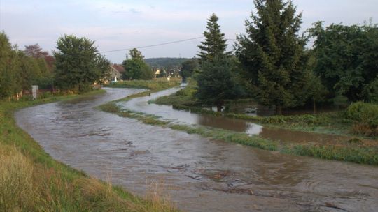 Oberwanie chmury nad Olszyną