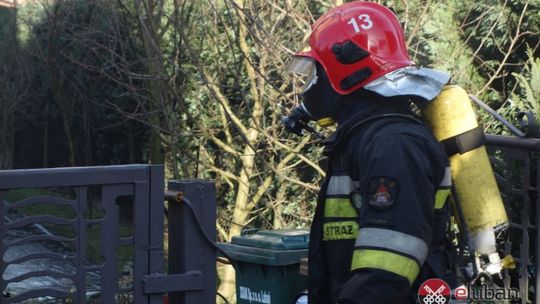 Pożar budynku mieszkalnego na Starolubańskiej