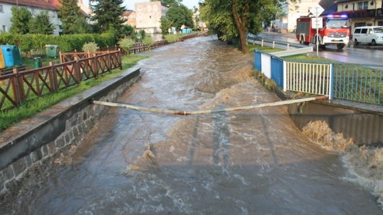 Oberwanie chmury nad Olszyną