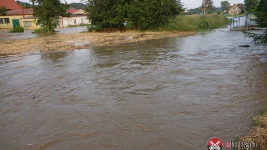 Oberwanie chmury nad Olszyną