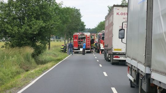 Tragiczny wypadek na łączniku prowadzącym do autostrady