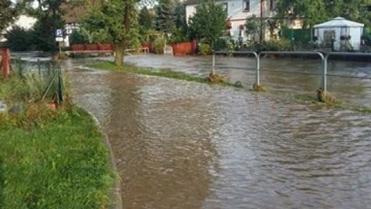 Oberwanie chmury nad Olszyną