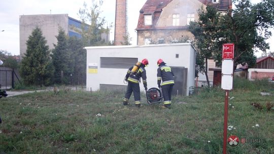 Pożar w stacji transformatorowej