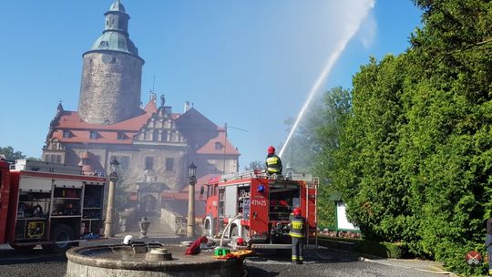 Napad terrorystyczny i pożar w Zamku Czocha