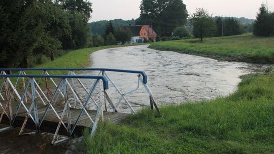 Oberwanie chmury nad Olszyną