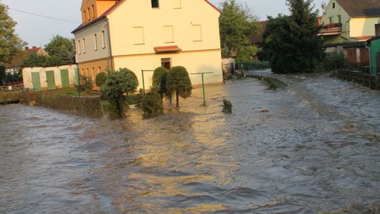 Oberwanie chmury nad Olszyną