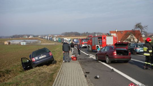 Czołowe zderzenie w Pisarzowicach