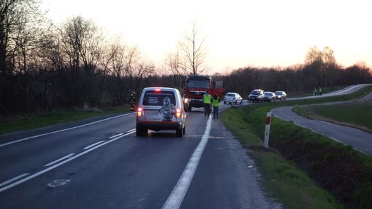 Potrącenie wędkarza