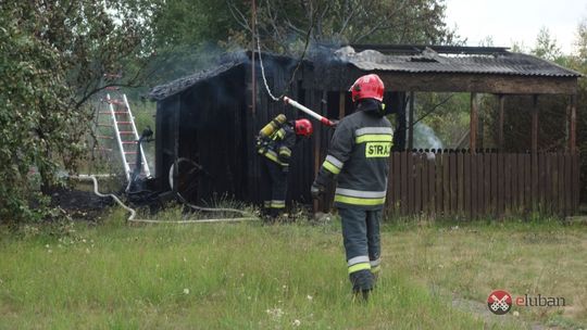 Pożar i wybuch butli z gazem