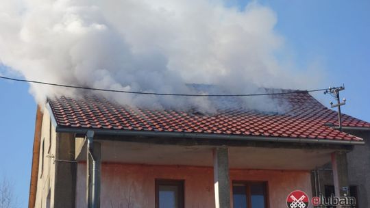 Pożar budynku mieszkalnego na Starolubańskiej