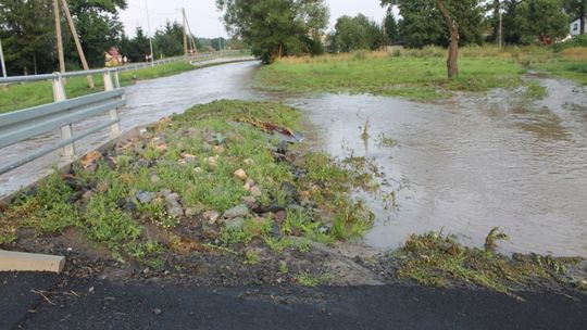 Oberwanie chmury nad Olszyną