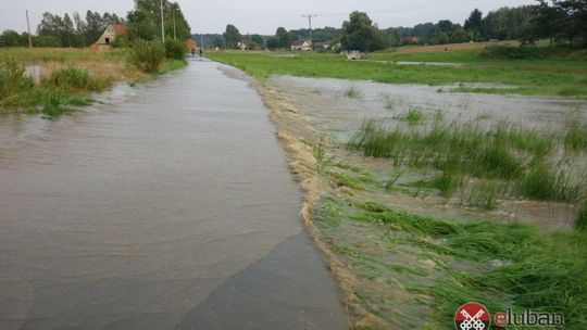 Oberwanie chmury nad Olszyną