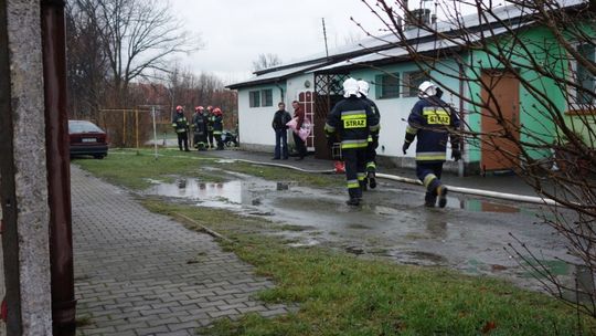 Pożar w lokalu socjalnym