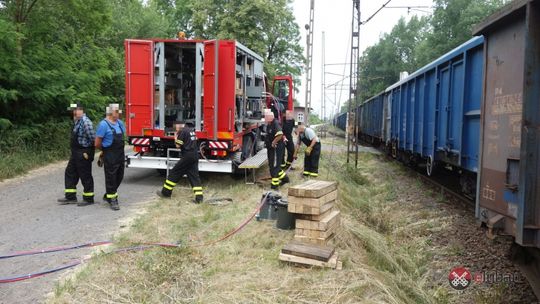 Wykolejenie na linii kolejowej Lubań - Węgliniec