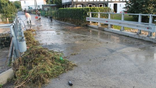 Oberwanie chmury nad Olszyną