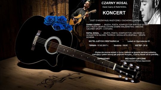 Koncert duetu CZARNY NOSAL czyli Darek Czarny &amp; Rafał Nosal