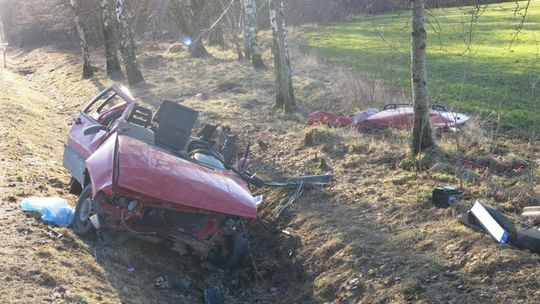 Groźny wypadek na łączniku do A4