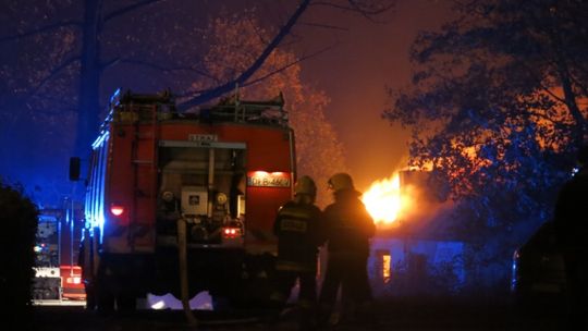 Płonie basen na Kamiennej Górze